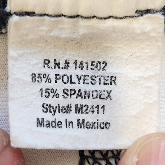 Evolution And Creation EVCR Leggings M Capri Blue Gray Feather Print Mid Rise - Picture 7 of 10